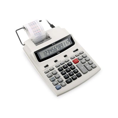 Calculadora de Mesa Bicolor 6125 - 12 Dígitos Função Correção Visor LCD