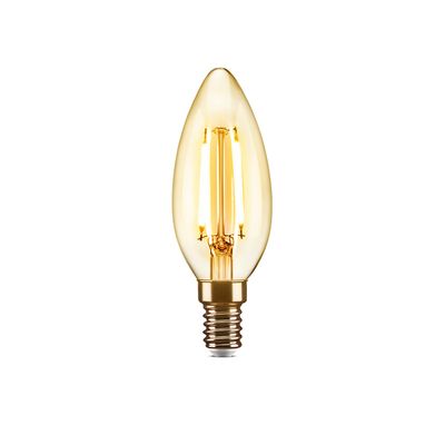Lâmpada de Filamento Led Vela - Base E27 220V 2.200K