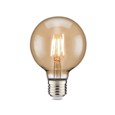 Lâmpada de Filamento Led G125 - Base E27 Bivolt Fumê