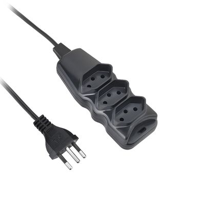 Extensão Elétrica - 3M 3 Tomadas Preta