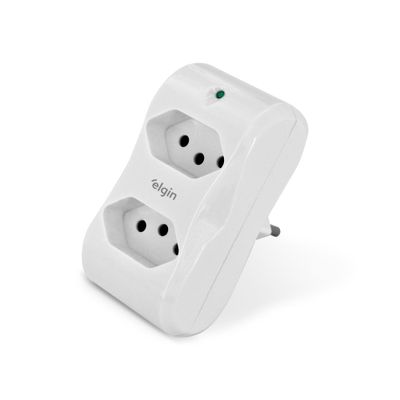 Protetor de Surto 2 Tomadas – 10A Luz Indicativa Bivolt