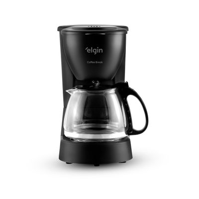 Cafeteira Elétrica Coffee Break 15 Xícaras 600 ml Preta com Jarra de Vidro e Filtro Lavável