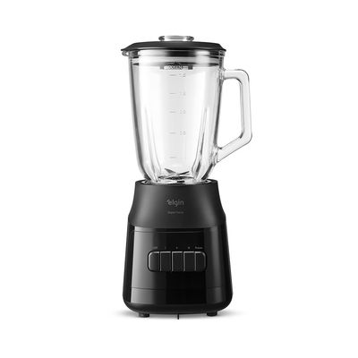 Liquidificador Super Force 1,9L 900W Preto e Jarra de Vidro