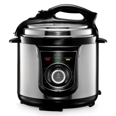 Panela de Pressão Elétrica - 10 Funções Timer Trava de Segurança 840W